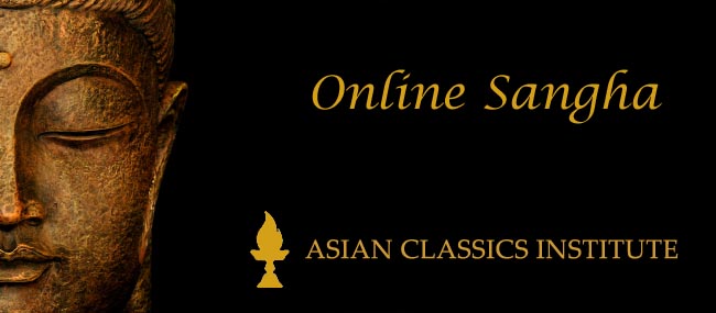 Title Banner:  Online Sangha